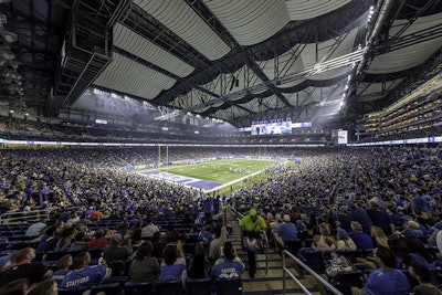 Ford Fields's new Meyer Sound audio system delivers the broadband power and dynamic range required to energize fans and players.