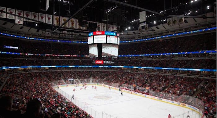 Eaton's Ephesus LED sports lighting system debuted at the United Center in Chicago at last week's pre-season NHL game between Chicago and Detroit. Both the Bulls and Blackhawks will play under the innovative new lighting system this season.