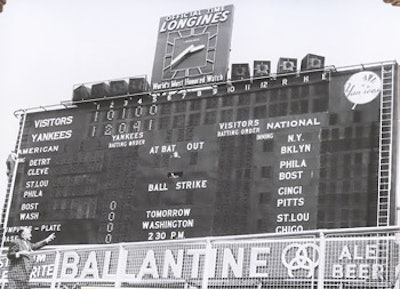 Evolution of NFL Scoreboards