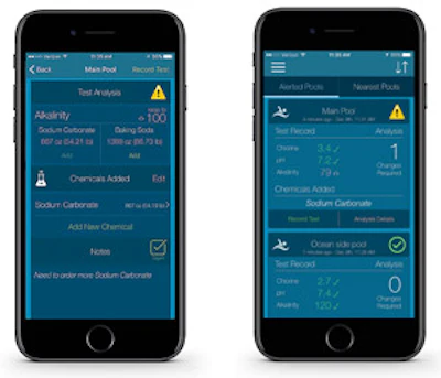 Pool Shark H20 Smartphone App [Photo courtesy of Pool Shark H20]