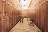 Locker room at Los Angeles Athletic Club