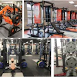 Icons, innovation and plenty of iron pack the weight rooms in (clockwise from top left) Rockford, Mich., and LaPorte), Bowie and Athens high schools in Texas.