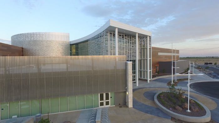 [The Center of Recreation Excellence (CORE) image courtesy Haydon Building Corporation]