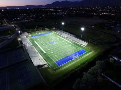 Juan Diego Catholic High School in Draper, Utah. [Image courtesy Eaton's Ephesus Lighting]