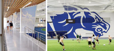 Middlebury has come a long way from the days when championship banners were the sole branding aspect of its sports facilities.