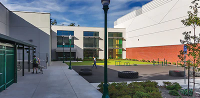 One of our primary goals with our facility expansion was to bring the outdoors in — to create these lines of sight and this fluidity with the beautiful nature that’s around us.