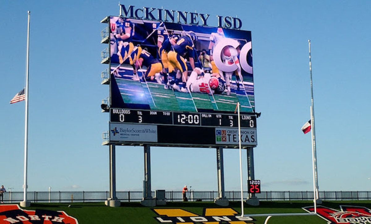 Daktronics Installs Longest Ribbon Display In Professional Sports