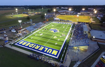 Wilkins Stadium at Rip Powell Field, home of the Sourthern Arkansas University Muleriders.