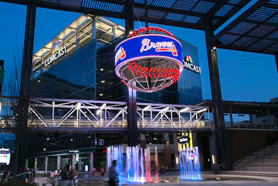 Atlanta Braves Sun Trust Park Night