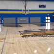 Webber High School's new gymnasium floor