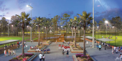 [Rendering courtesy of Panama City Beach Sports Complex]