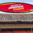 Kansas City Chiefs End Zone Video Display