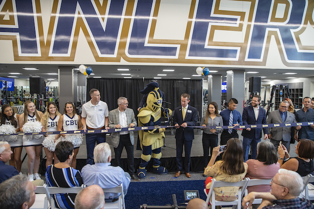 Cal Baptist ribbon cutting at its Athletic Performance Center