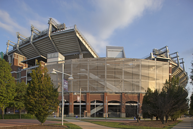 M&T Bank Stadium [Photo courtesy Cambridge Architectural Metal Mesh]