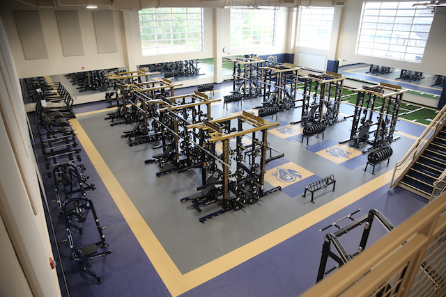 [Spring-Ford Senior High School's fitness facility.]