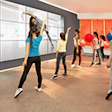Large display in fitness club