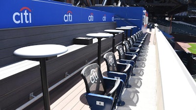 Citi Field's enhanced seating area makes it an attractive option for fans. [Photo courtesy Staging Concepts]