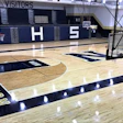 Norwell High School gym floor