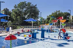 Adding a splash pad & wading pool gives children a wider variety of options for play.