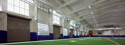 University of Florida indoor football practice facility. [Photo courtesy of Major Industries]