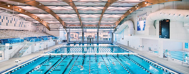 Shawnee Mission School District Aquatic Center [Photo by Matt Kocourek Photography]