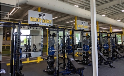 [Rinderknecht Athletic Center. Images courtesy Kyle Mitchell at Johnson Fitness]