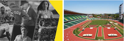 [Photos from the University of Oregon Press Kit]