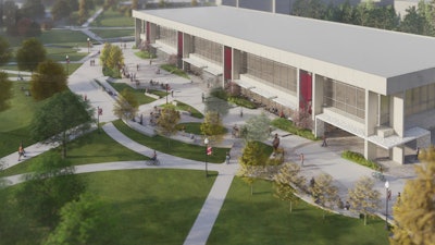 Quillen Family Spirit Plaza rendering courtesy of Virginia Tech
