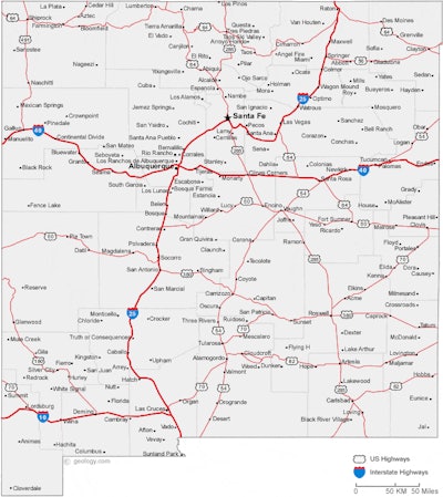 Map Of New Mexico Cities