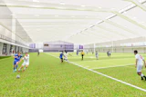 Columbus Community Hospital's new fieldhouse project includes an indoor soccer and more.