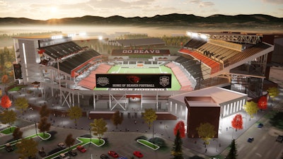 Rendering of the future Reser Stadium