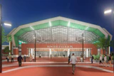 Front Entrance Of Paul And Alejandra Foster Pavilion