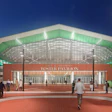 Front Entrance Of Paul And Alejandra Foster Pavilion