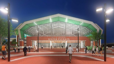 Front Entrance Of Paul And Alejandra Foster Pavilion