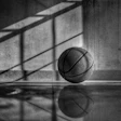 B W Basketball