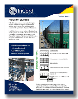 InCord Custom Safety Netting Solutions - Outdoor Sports