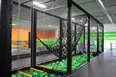 In Cord Trampoline Facility Netting