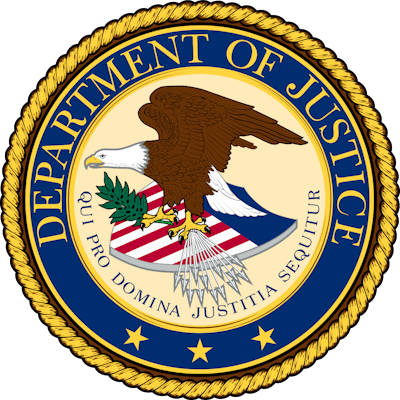 Seal Of The United States Department Of Justice svg