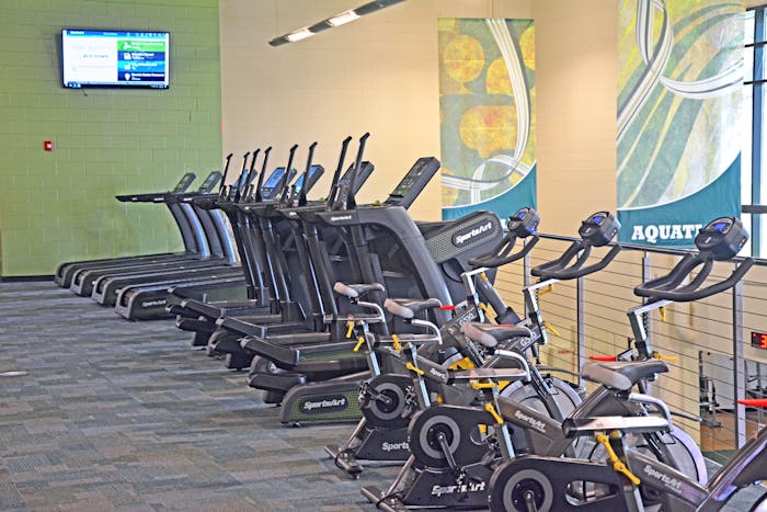 SportsArt's ECO-POWR™ equipment installed at the Recreation and Wellness Center at USF's Tampa campus.