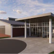 A digital rendering of the planned Dunlap Family Athletic and Recreation Center at Saint Vincent College in Latrobe, Penn.