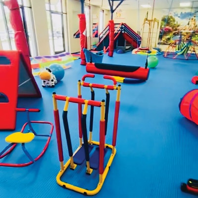 Some elements included in the Kissimmee WRTS gym are specialized equipment, sensory-based toys and indoor play structures to provide a positive, inclusive and safe environment.
