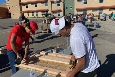 Athletics Bed Build Day Courtesy Unlv