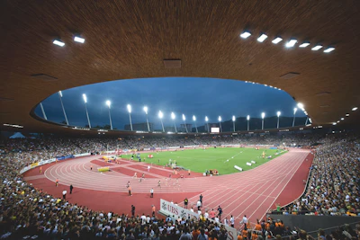 Letzigrund Stadium With Conica Running Track