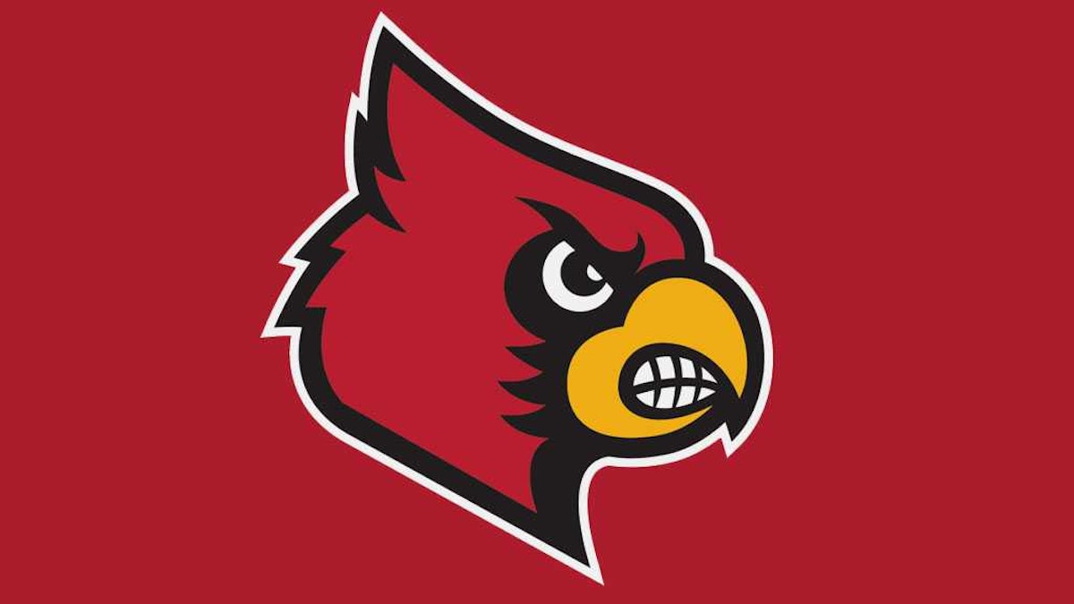 Louisville Cardinals 20'' x Retro Logo Circle Sign