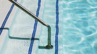 Pool Entry Stairs Rail Unsplash