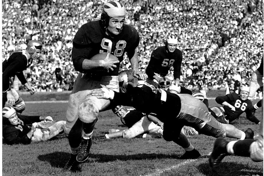 best football players in leather helmet era Past Time Sports Adult Green Bay 1940 Style : Sports & Outdoors U of Illinois finally proving
