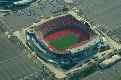 Arrowhead Stadium in Kansas City, Missouri