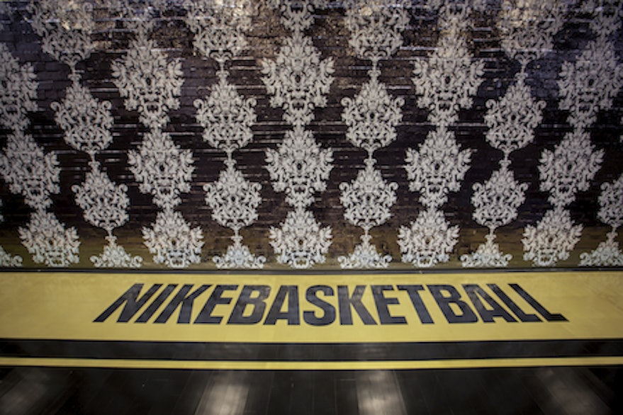 None More Black: London's All-Black Basketball Court Shines