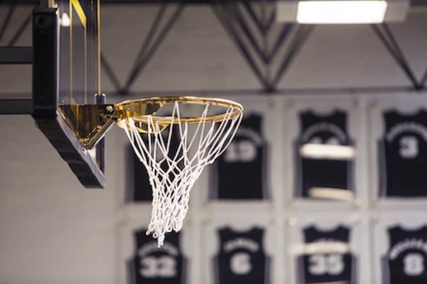 Black and Gold Basketball Hoop 