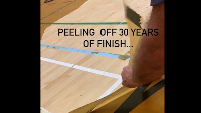 Peeling Off 30 Years Gym Finish 62912856e4962
